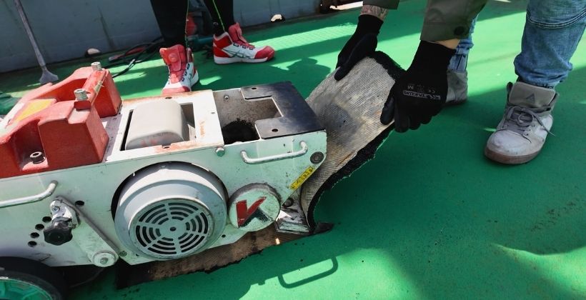 学校 屋上校庭改修工事｜墨田区