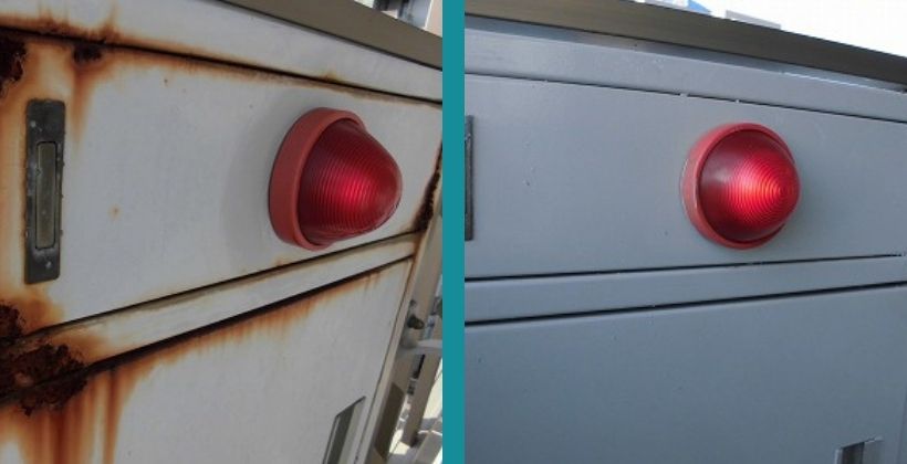 集合住宅 鉄部塗装｜渋谷区