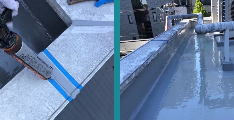 商業ビル 屋上防水｜目黒区