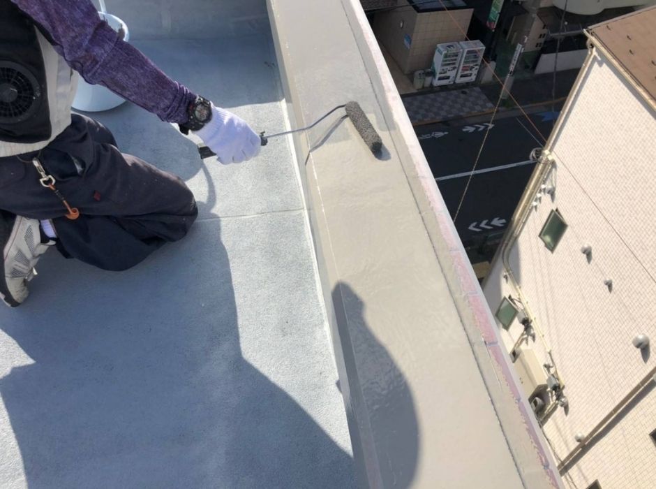 庇・パラペットの防水補修