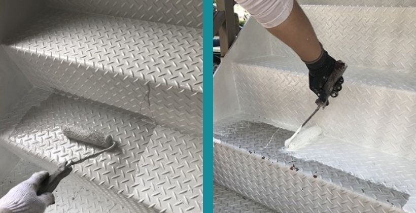 集合住宅 鉄部塗装｜渋谷区