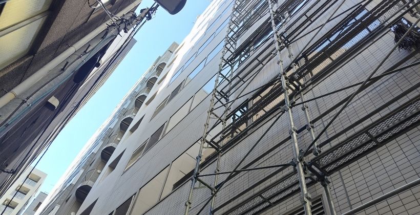 事務所ビル 防水工事 外壁補修｜目黒区