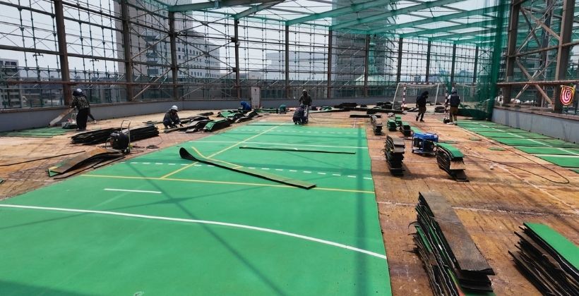 学校 屋上校庭改修工事｜墨田区