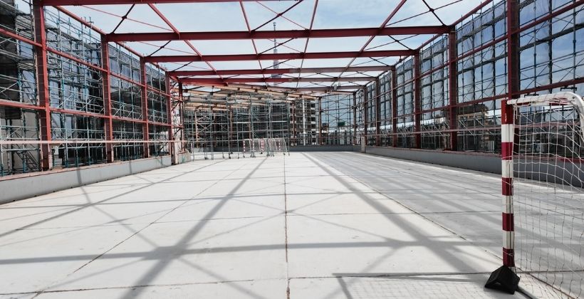 学校 屋上校庭改修工事｜墨田区