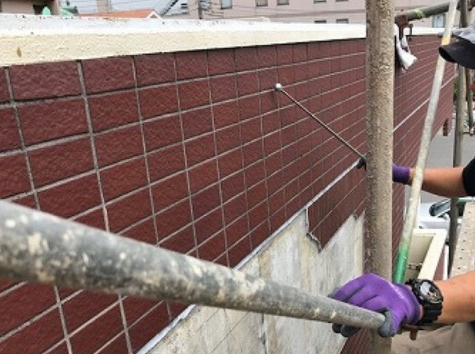 外壁調査（打診調査）