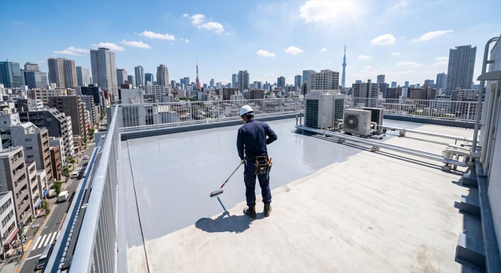 夏の防水工事・外壁塗装は大丈夫？猛暑日の屋上で起きる不具合と工期の読み方
